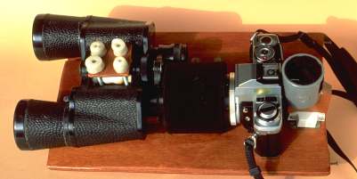 The binoculars - camera assembly.